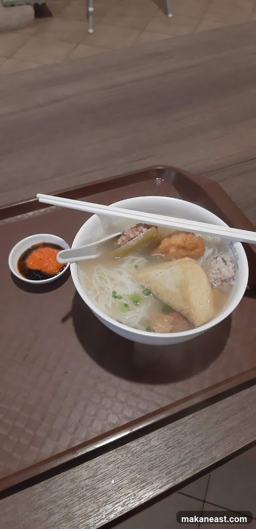 Noodle Soup with Meatballs and Tofu