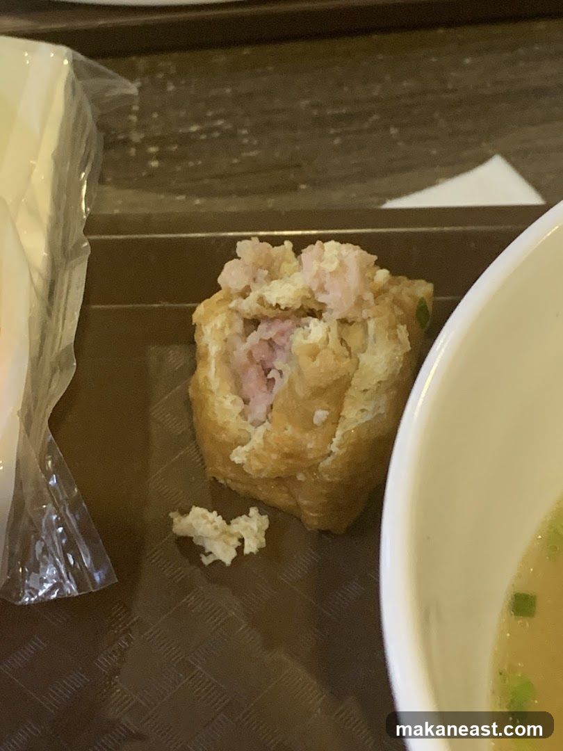 Fried Tofu Pocket with Filling