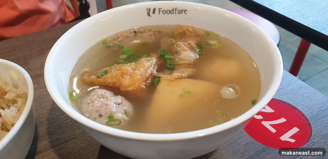Soup with Meatball and Tofu