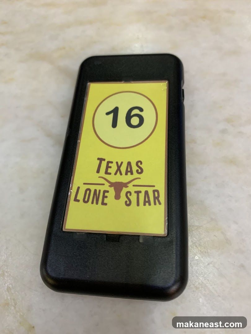 Table Number Display