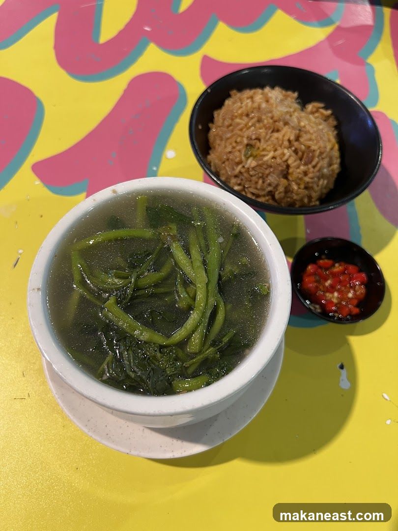 Vegetable Soup with Rice and Chili