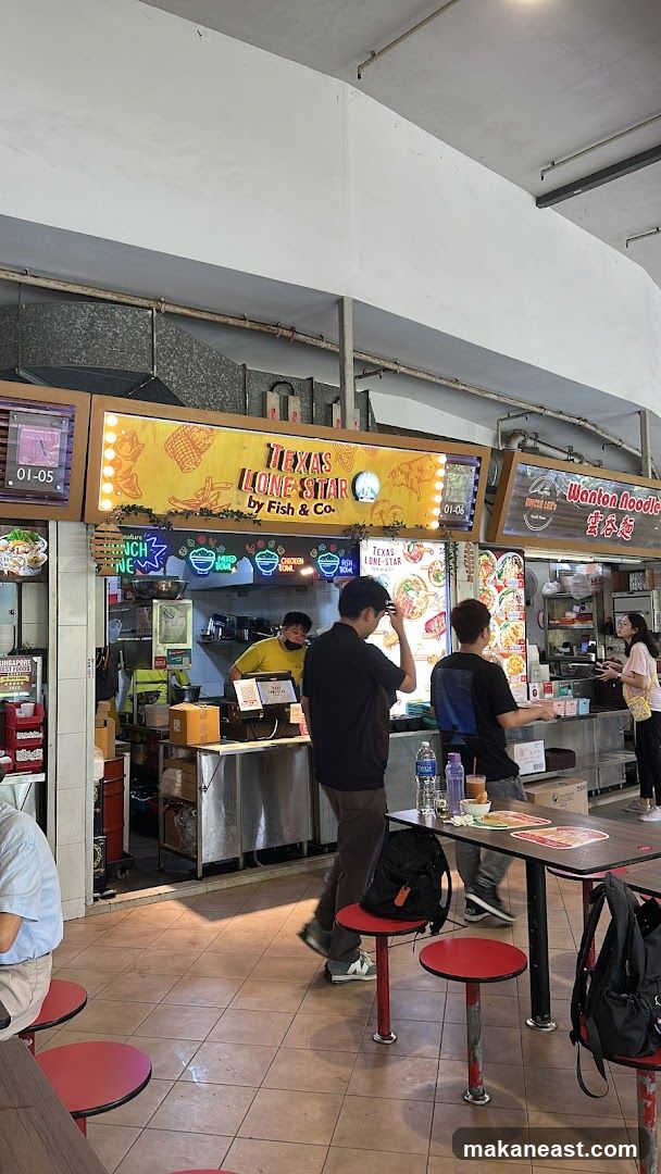 Food Stall with Texas Lone Star Signage