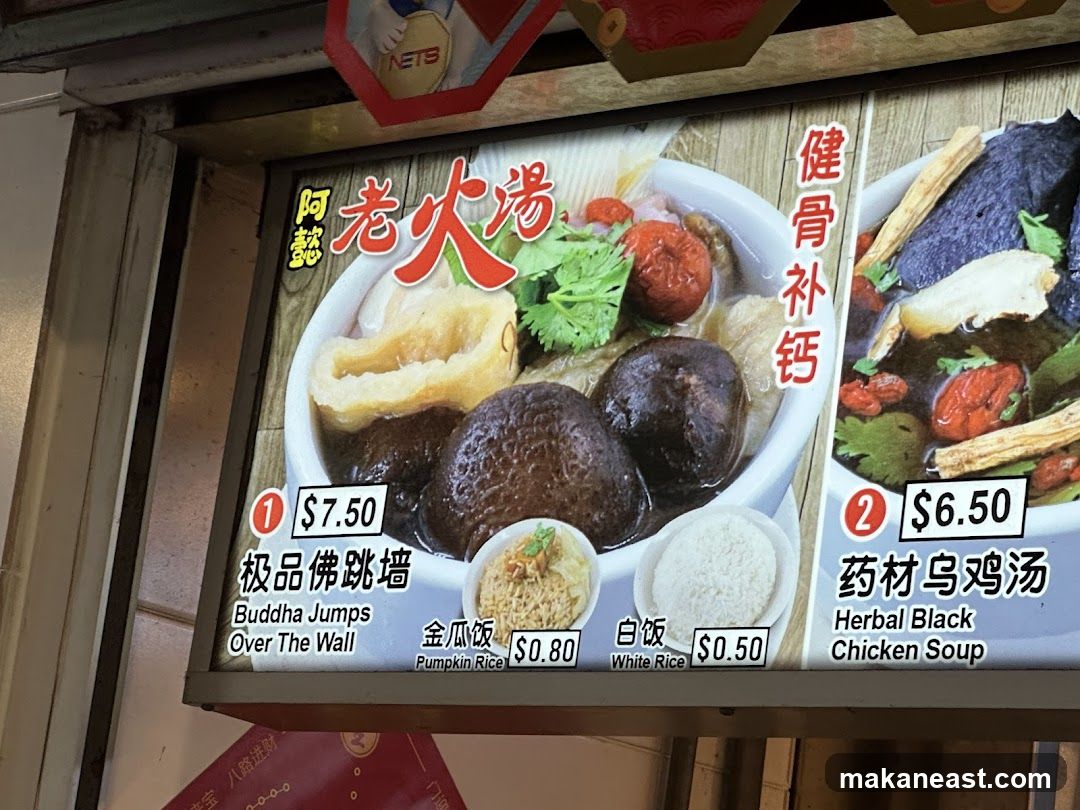 Food Menu Display