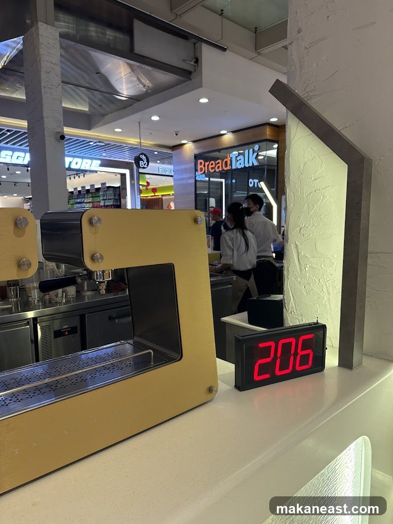 Coffee Machine and Digital Display
