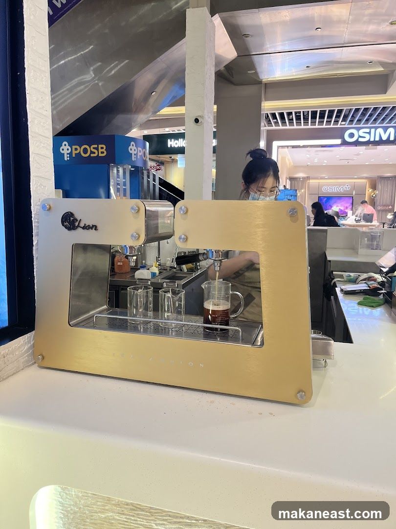 Coffee Machine in Operation