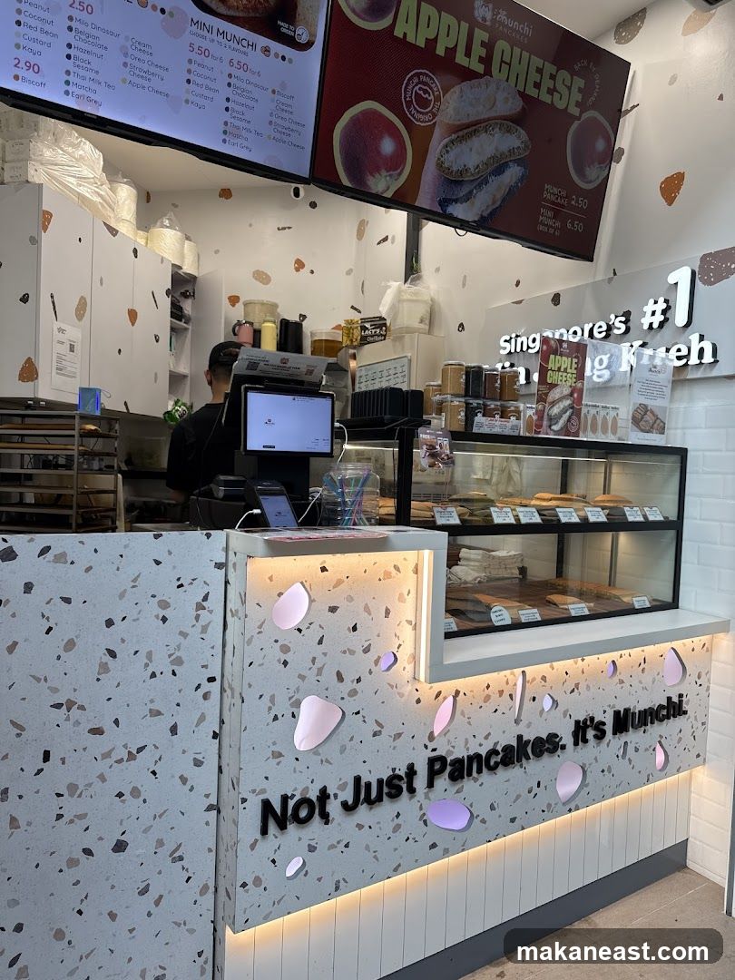Munchi Pancakes Counter