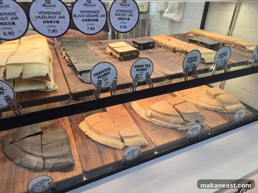 Pancakes and Jars Display