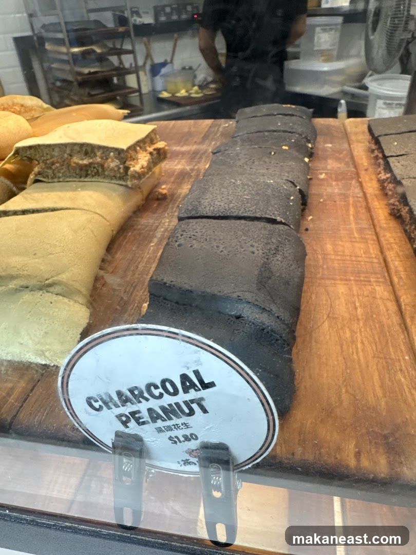 Charcoal Peanut Pancake