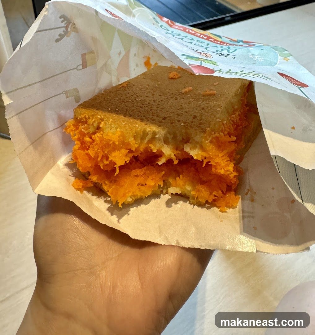 Sandwich in paper bag