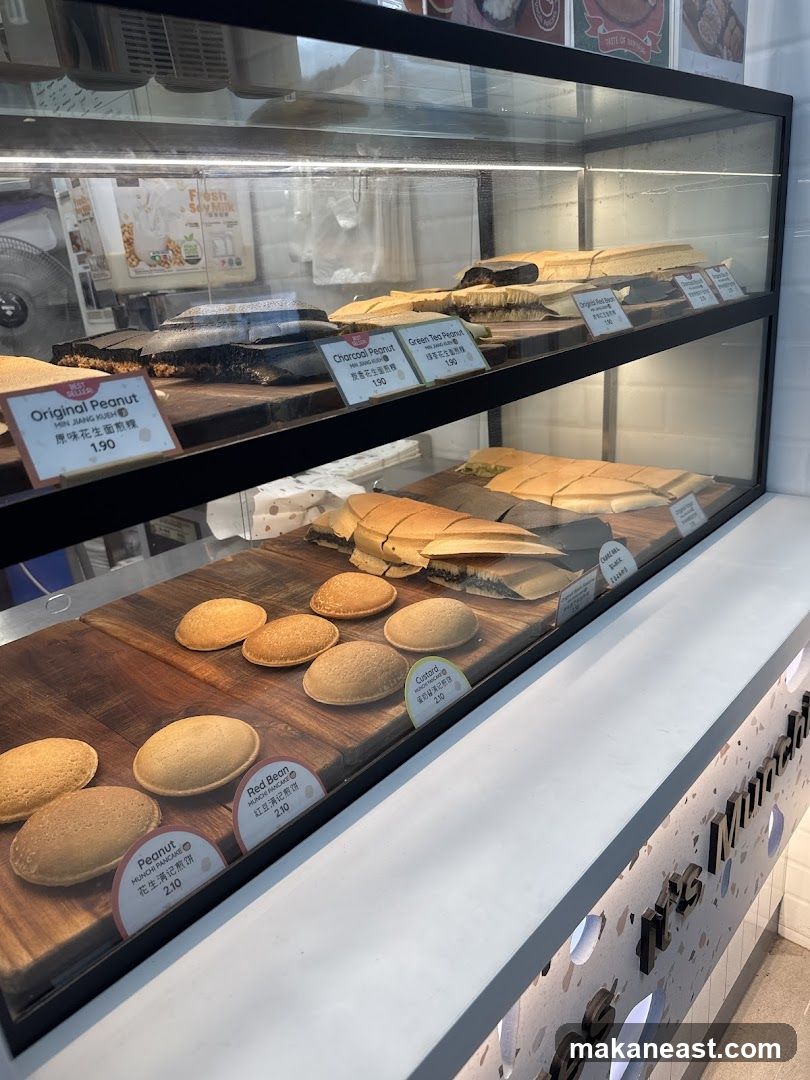 Display Case with Pancakes