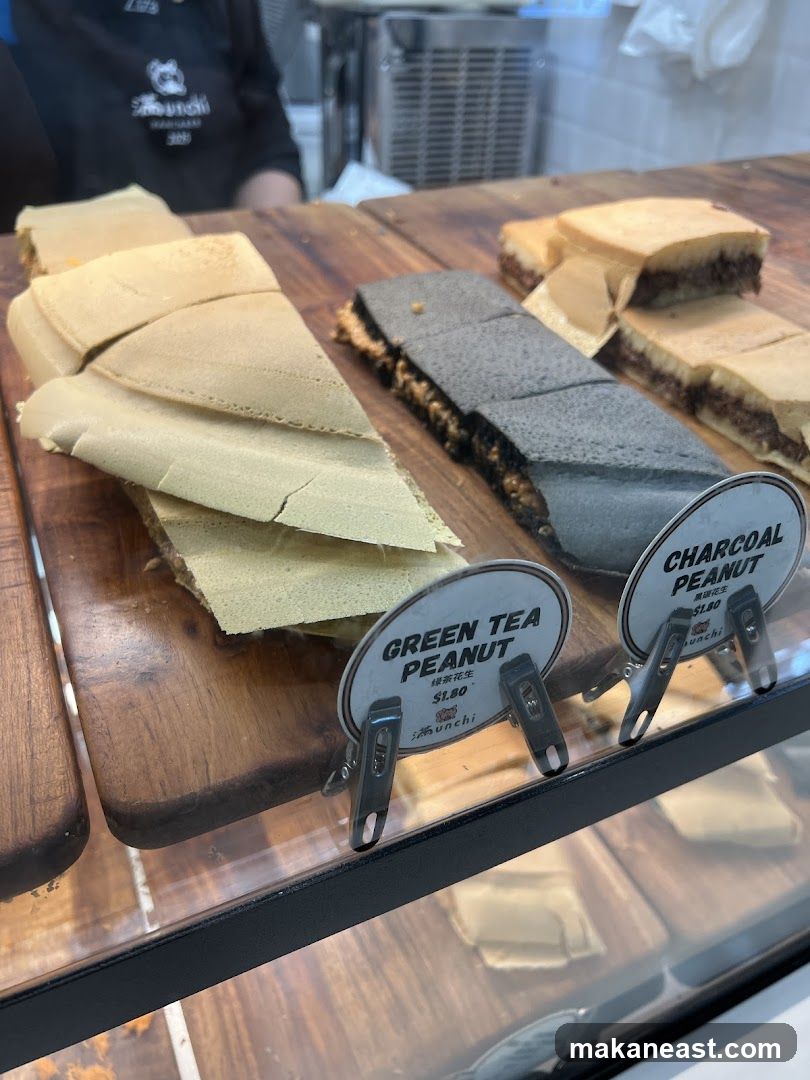 Desserts with labels