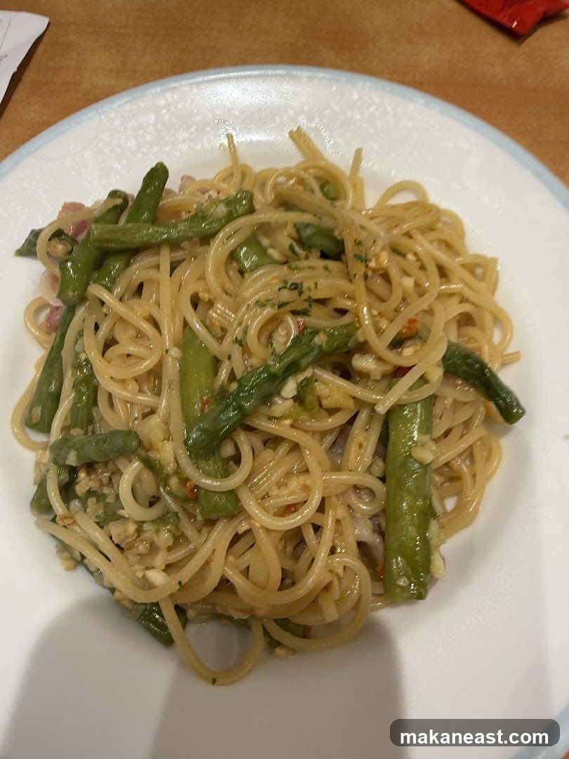 Spaghetti with Asparagus
