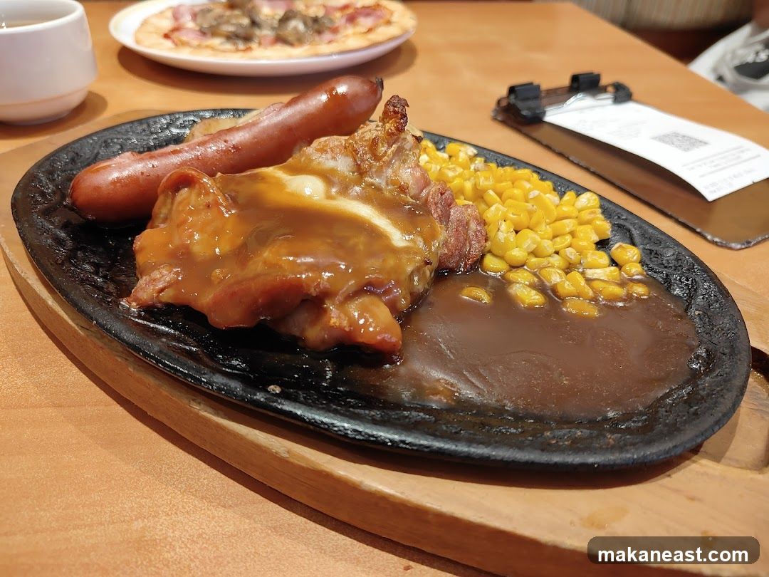 Sizzling Platter with Sausage and Chicken
