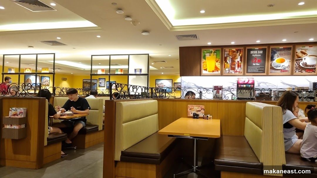 Restaurant Interior with Booth Seating