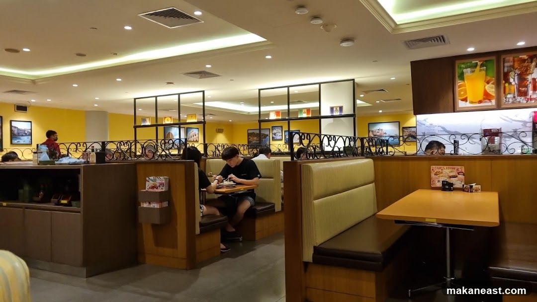Restaurant Interior with Booth Seating