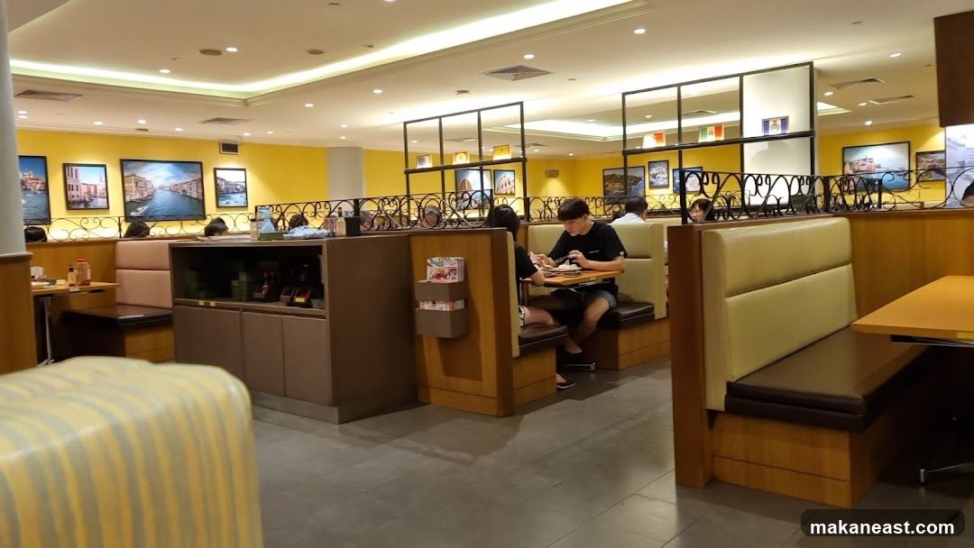 Restaurant Interior with Booth Seating