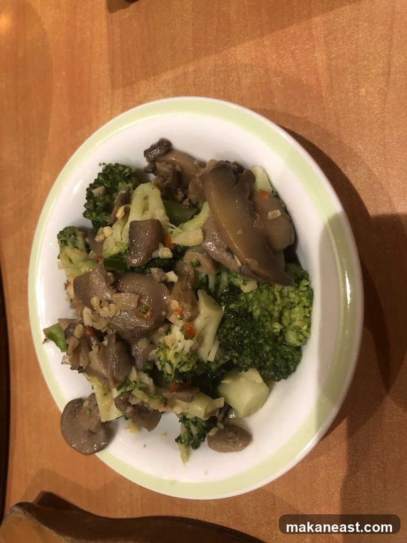 Broccoli and Mushroom Stir-fry