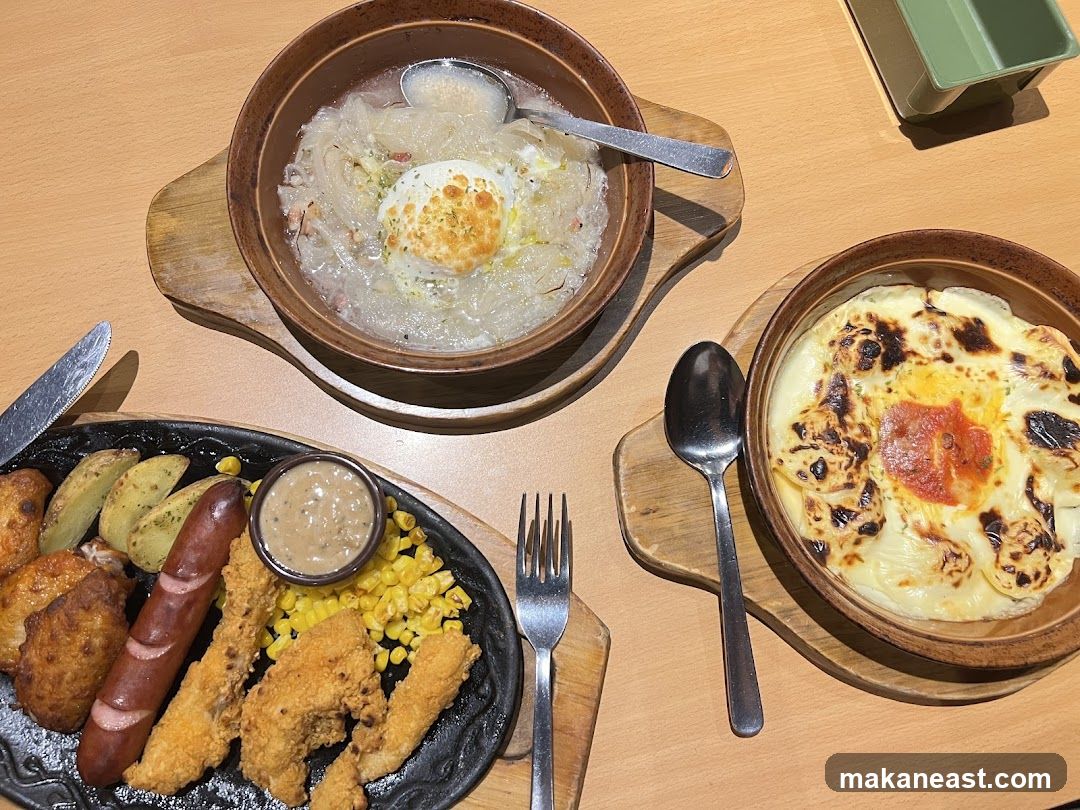 Sizzling Platter and Baked Dish