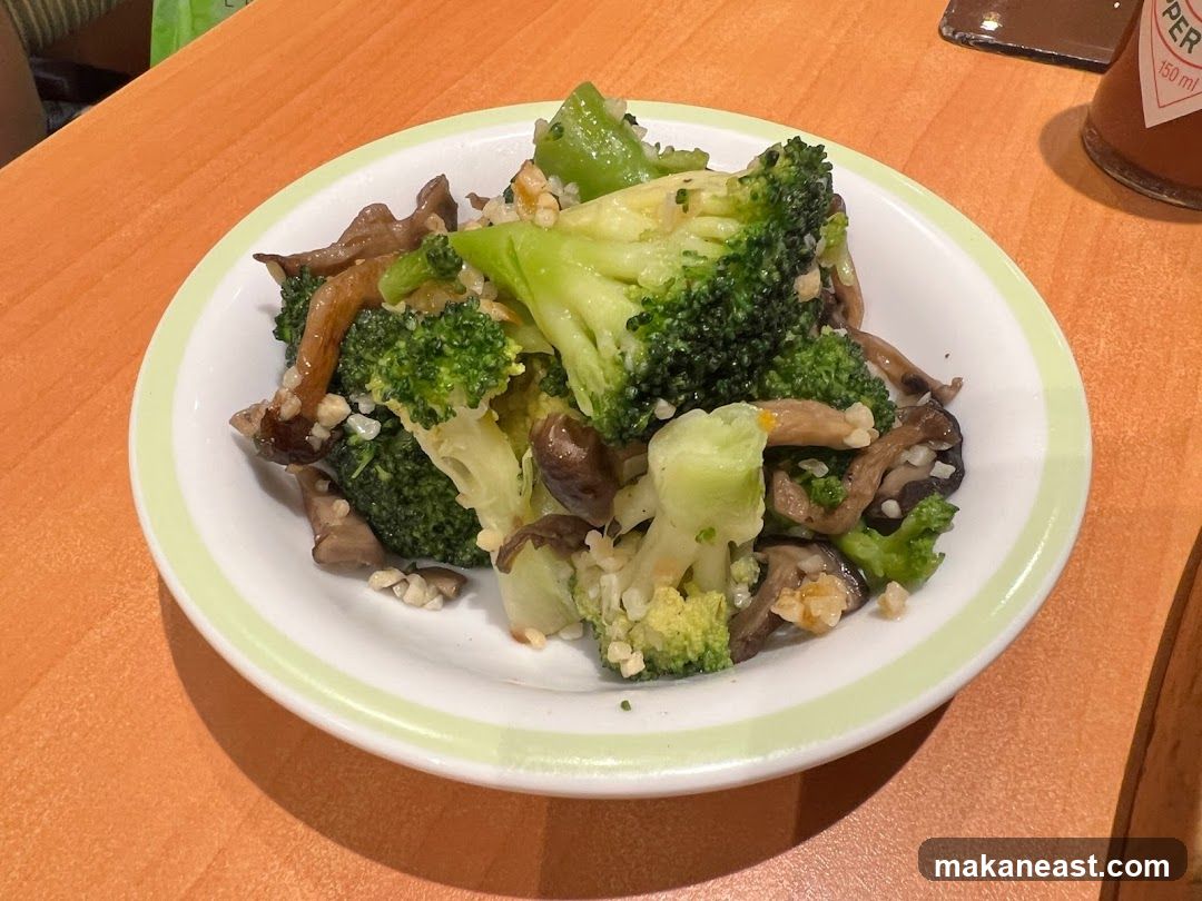 Broccoli and Mushroom Stir-fry