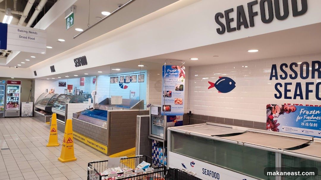 Seafood Section in a Store