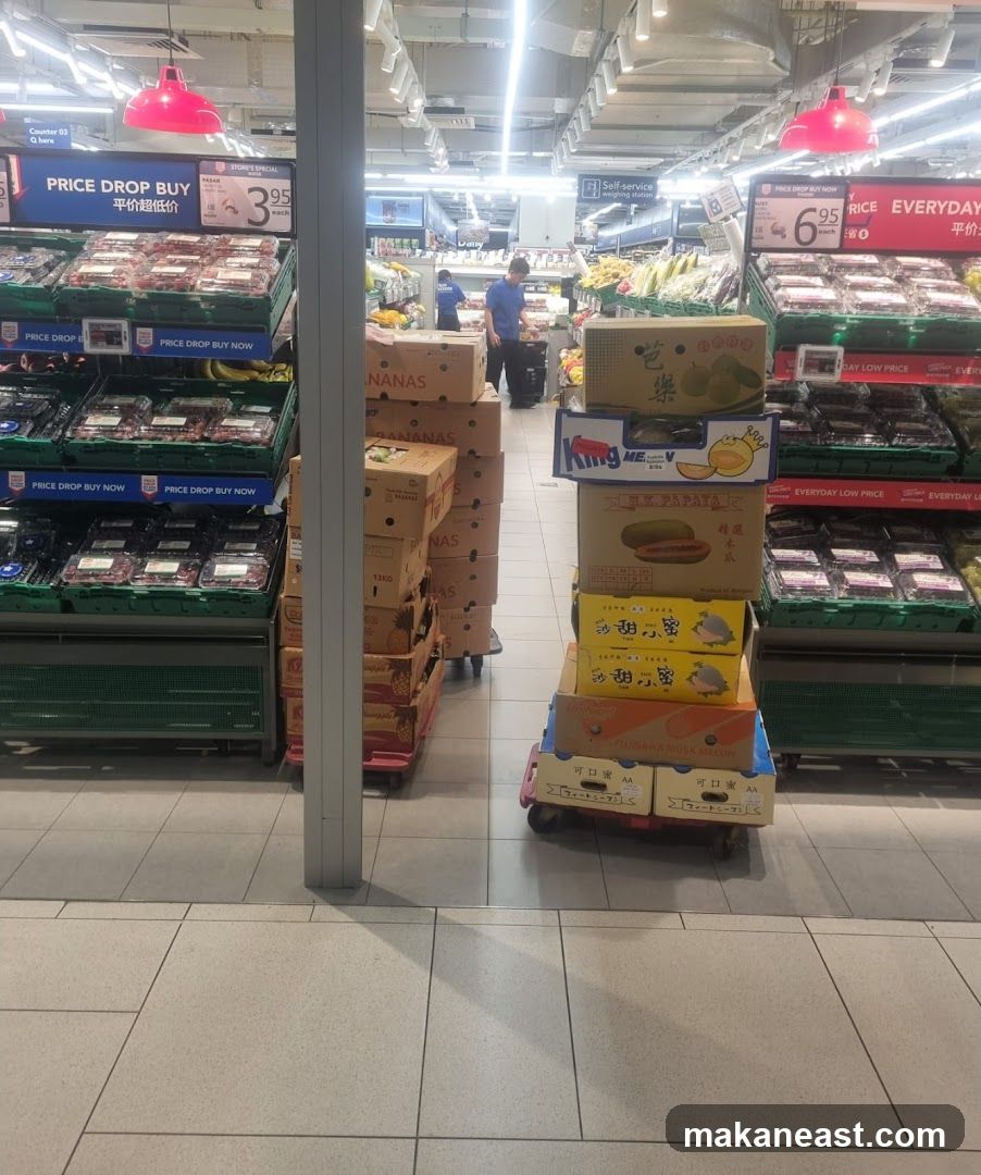 Supermarket Produce Aisle