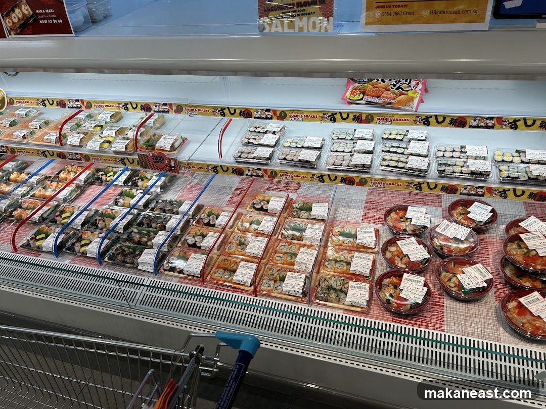Sushi and Snacks Display