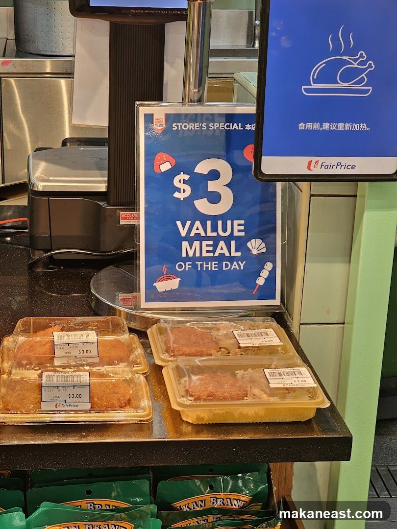 FairPrice Store's Special Value Meal