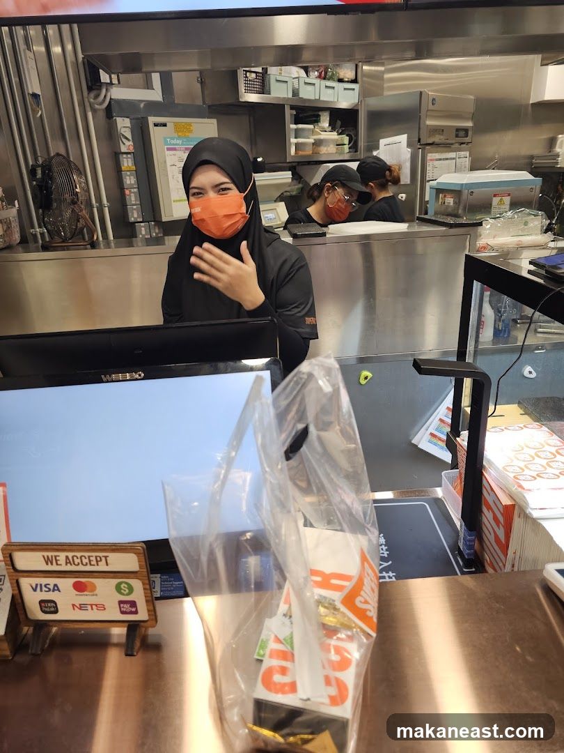 Staff at a Counter