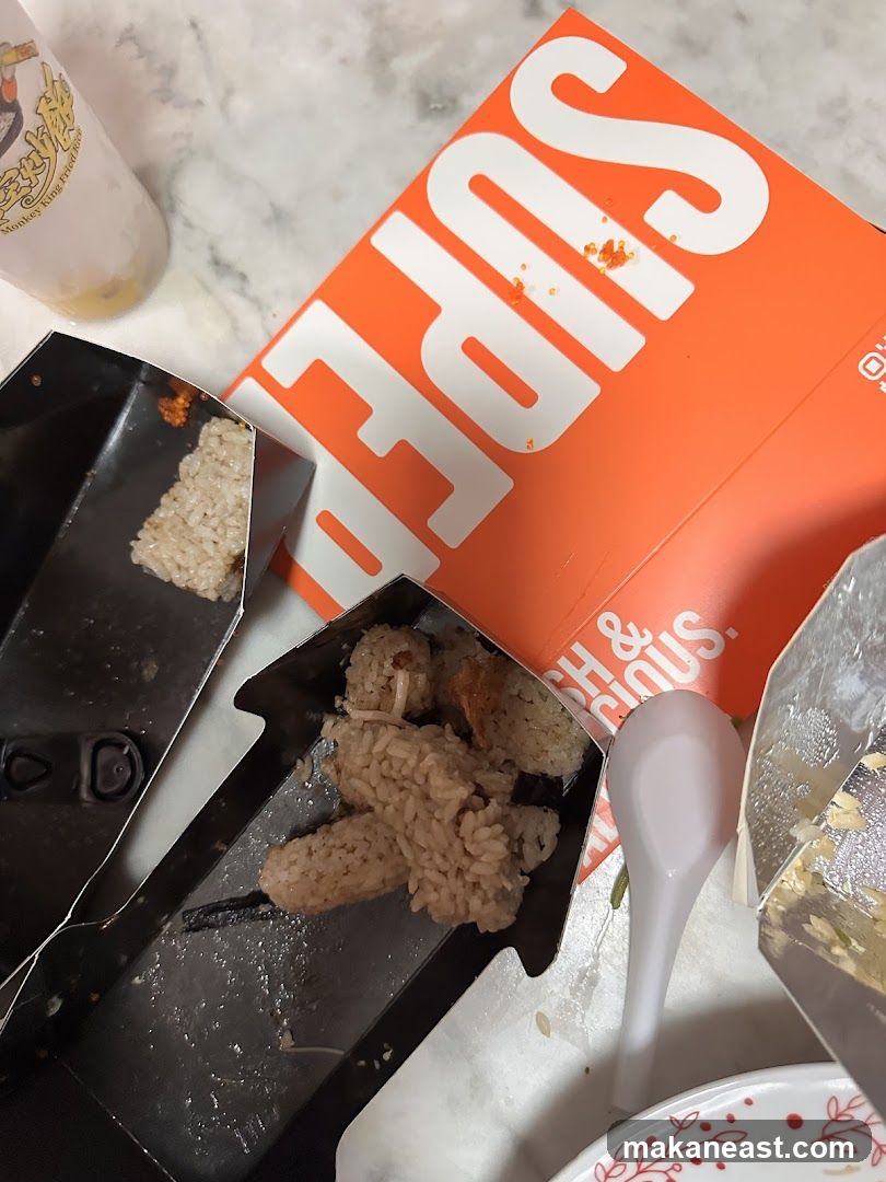 Leftover Food and Packaging