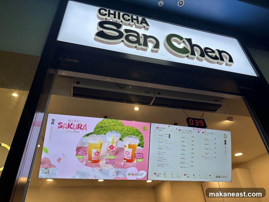 Chicha San Chen Menu