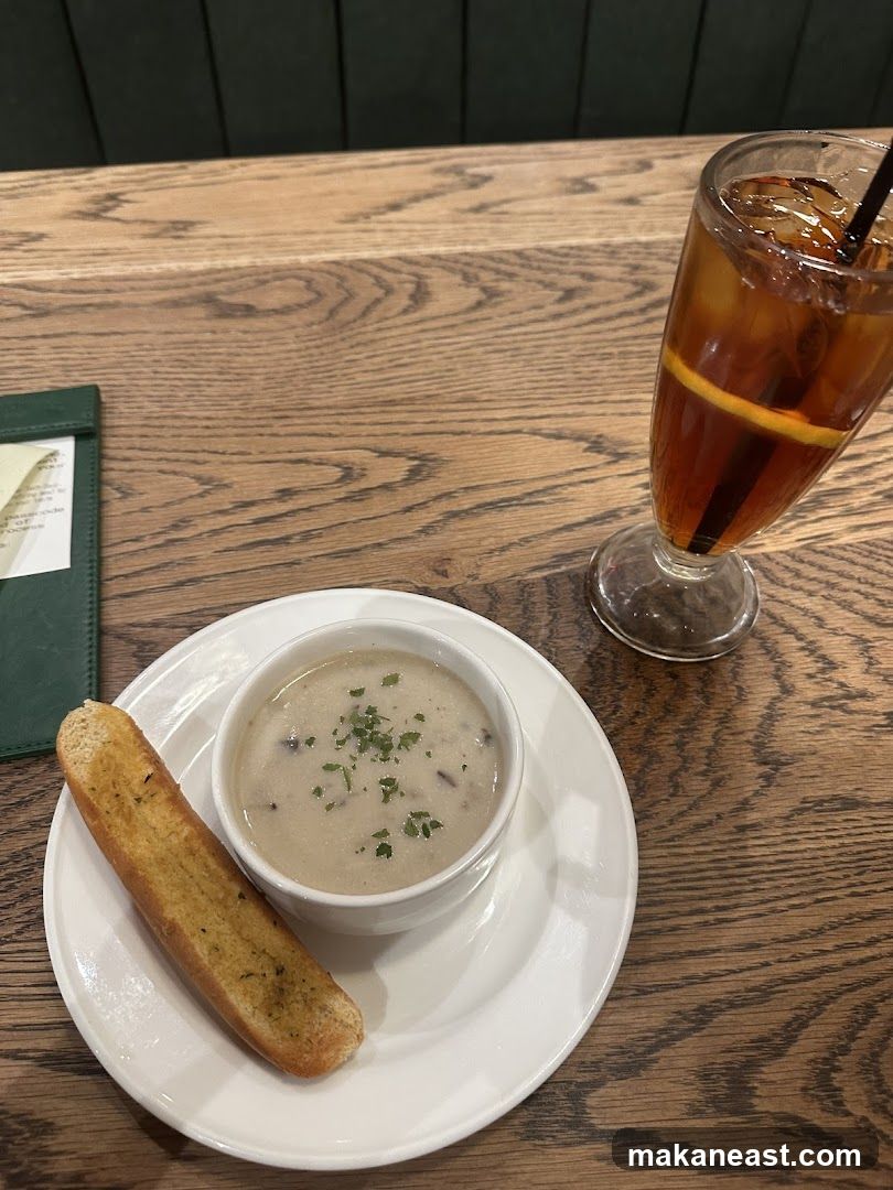 Soup and Iced Tea