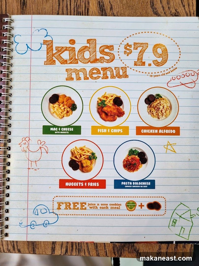 Kids Menu