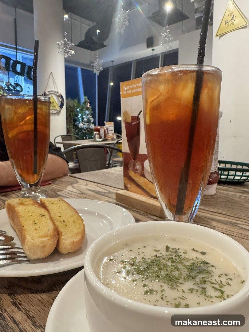 Soup and Drinks