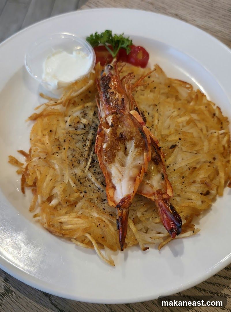 Shrimp and Hash Browns