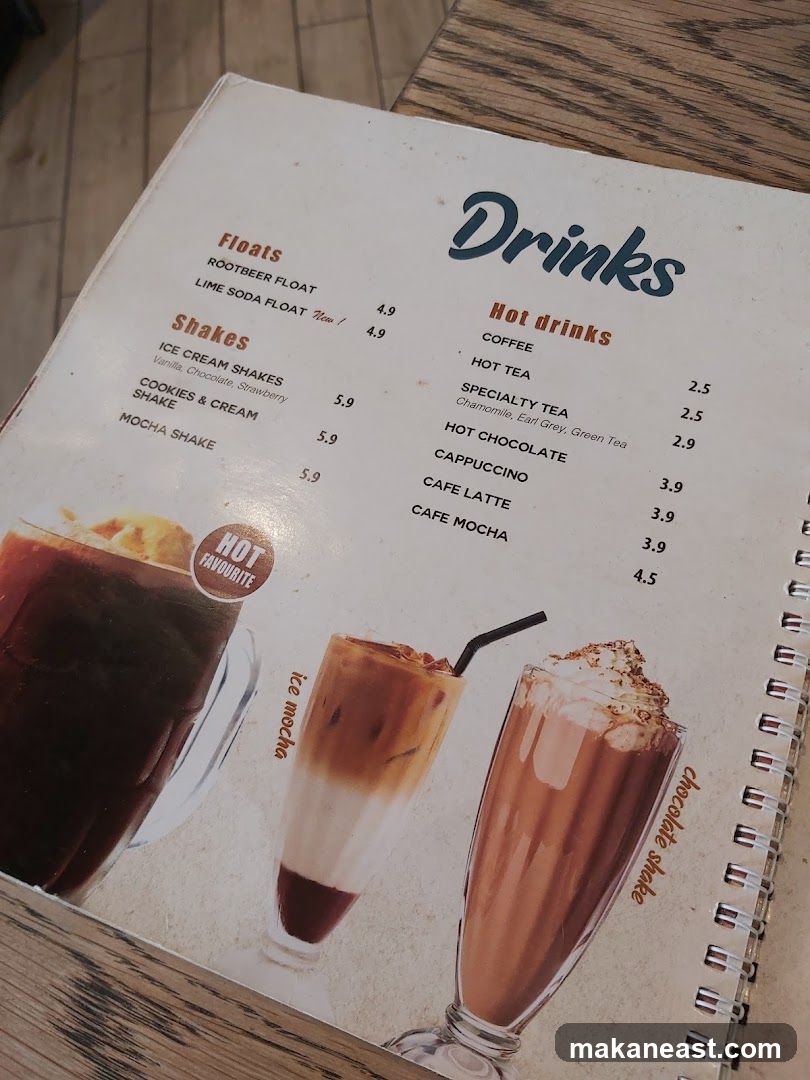 Drinks Menu