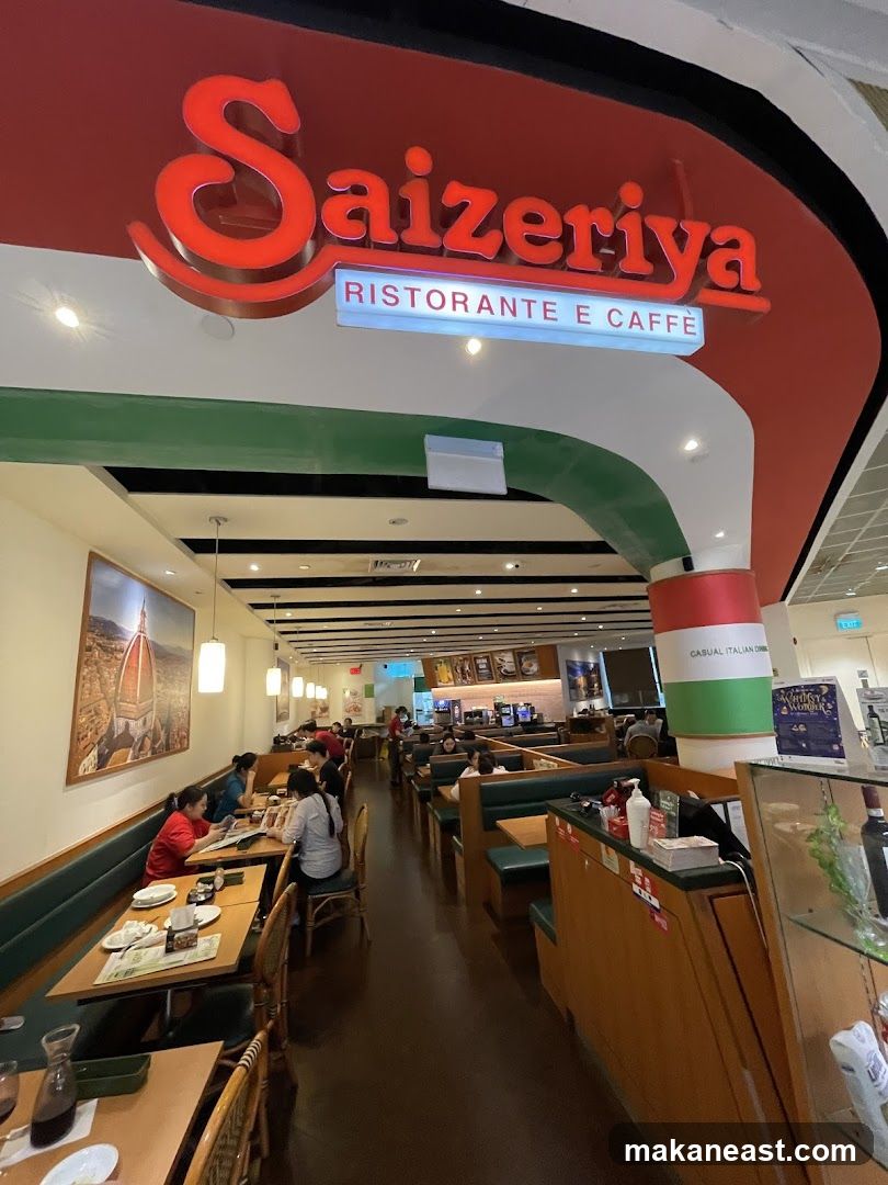 Saizeriya Restaurant Interior