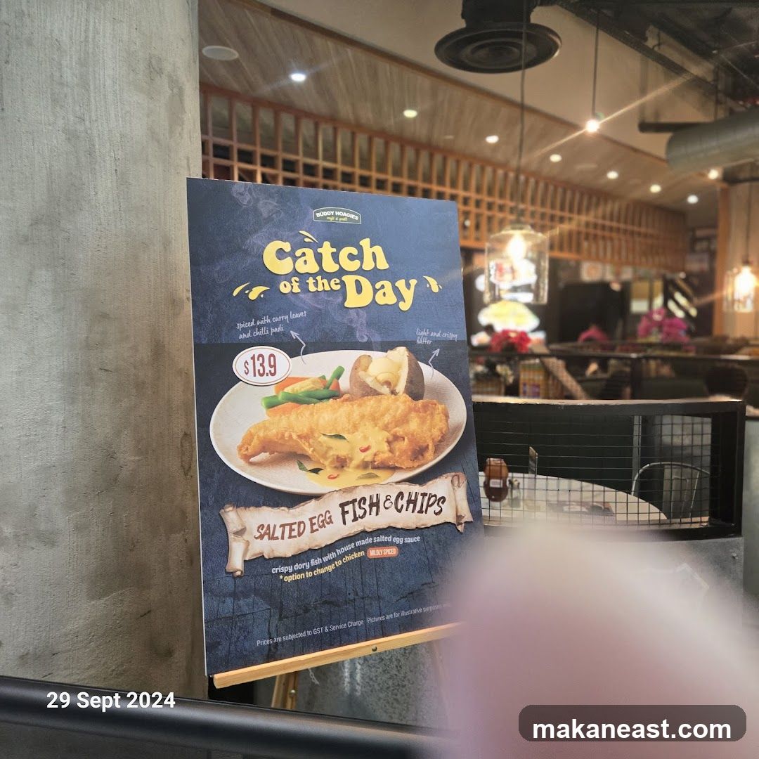 Catch of the Day - Salted Egg Fish & Chips