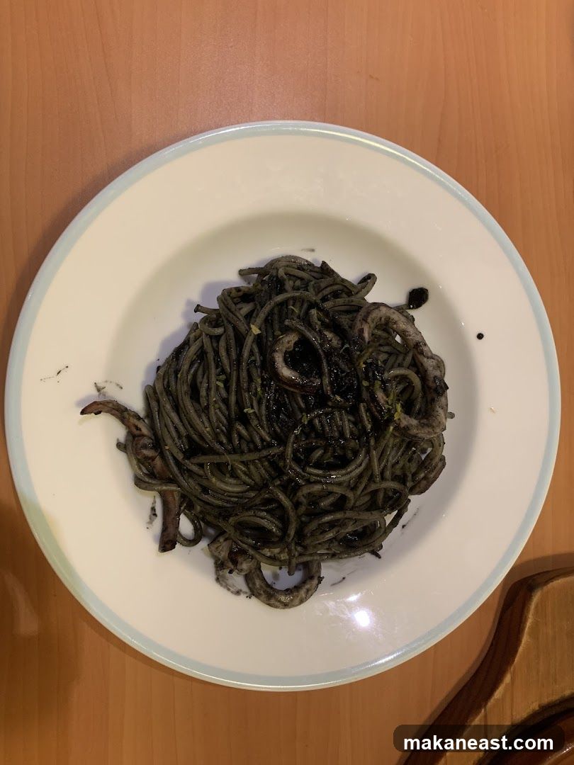 Spaghetti with Squid Ink