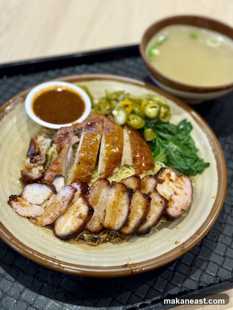 Roast Duck and Char Siu Noodles