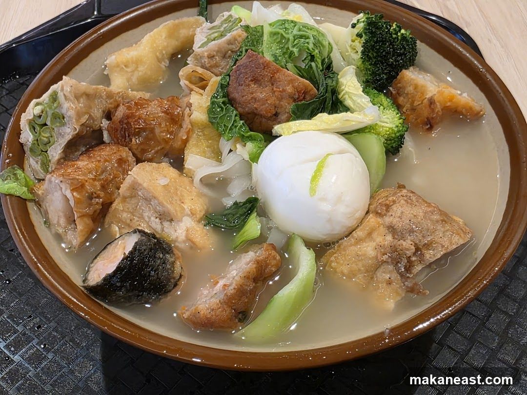 Noodle Soup with Various Toppings