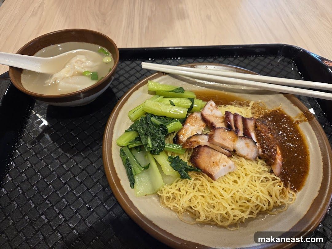 Char Siu Noodles with Wonton Soup