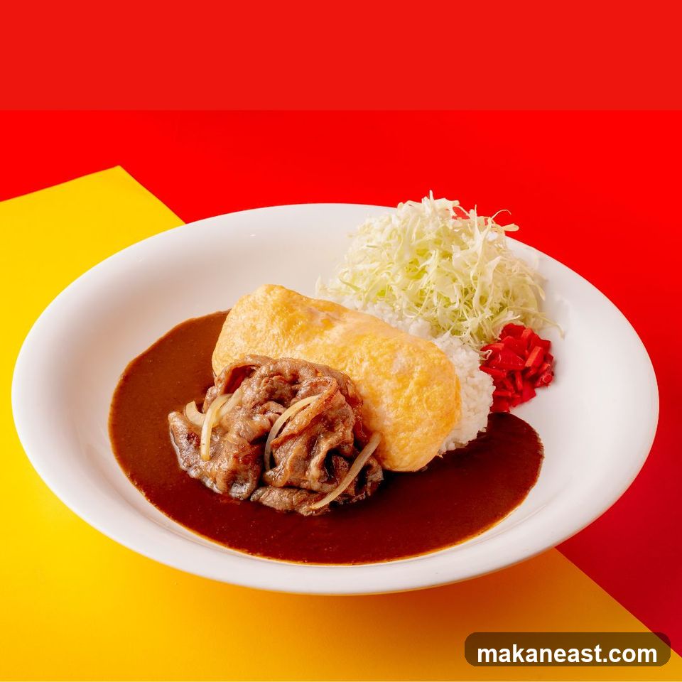 Omurice with Beef Curry