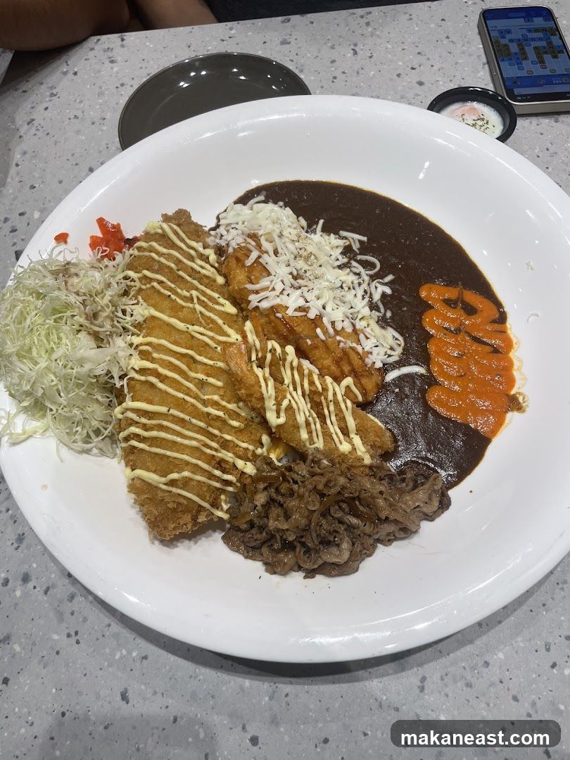 Japanese Curry with Fried Toppings