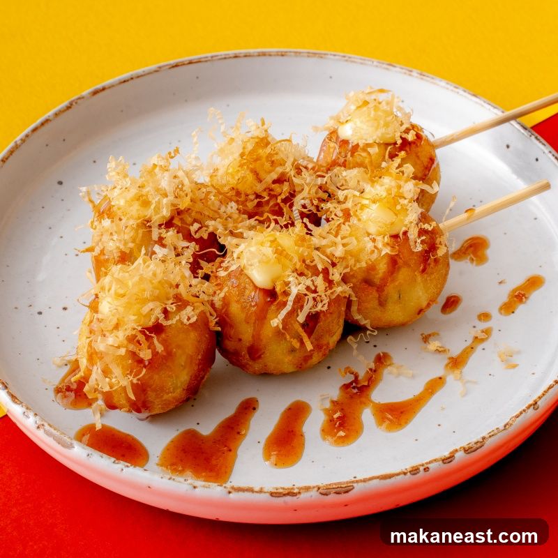 Takoyaki on a Plate