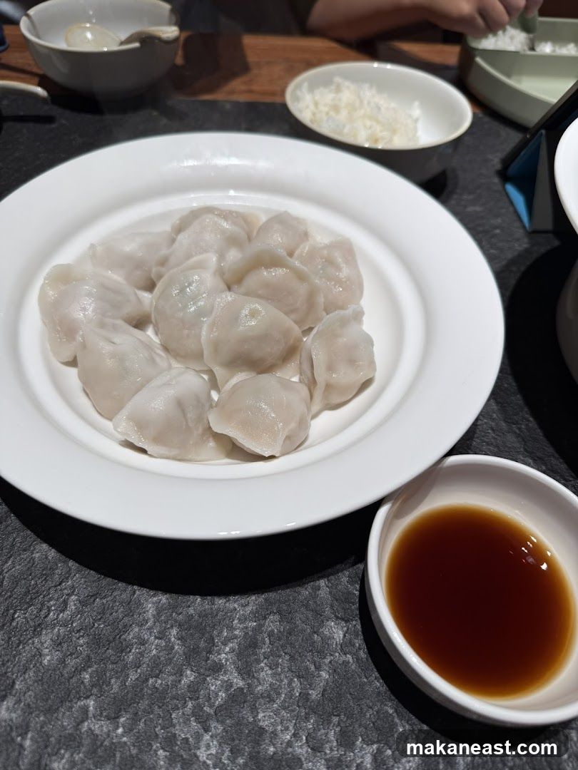 Dumplings with Soy Sauce
