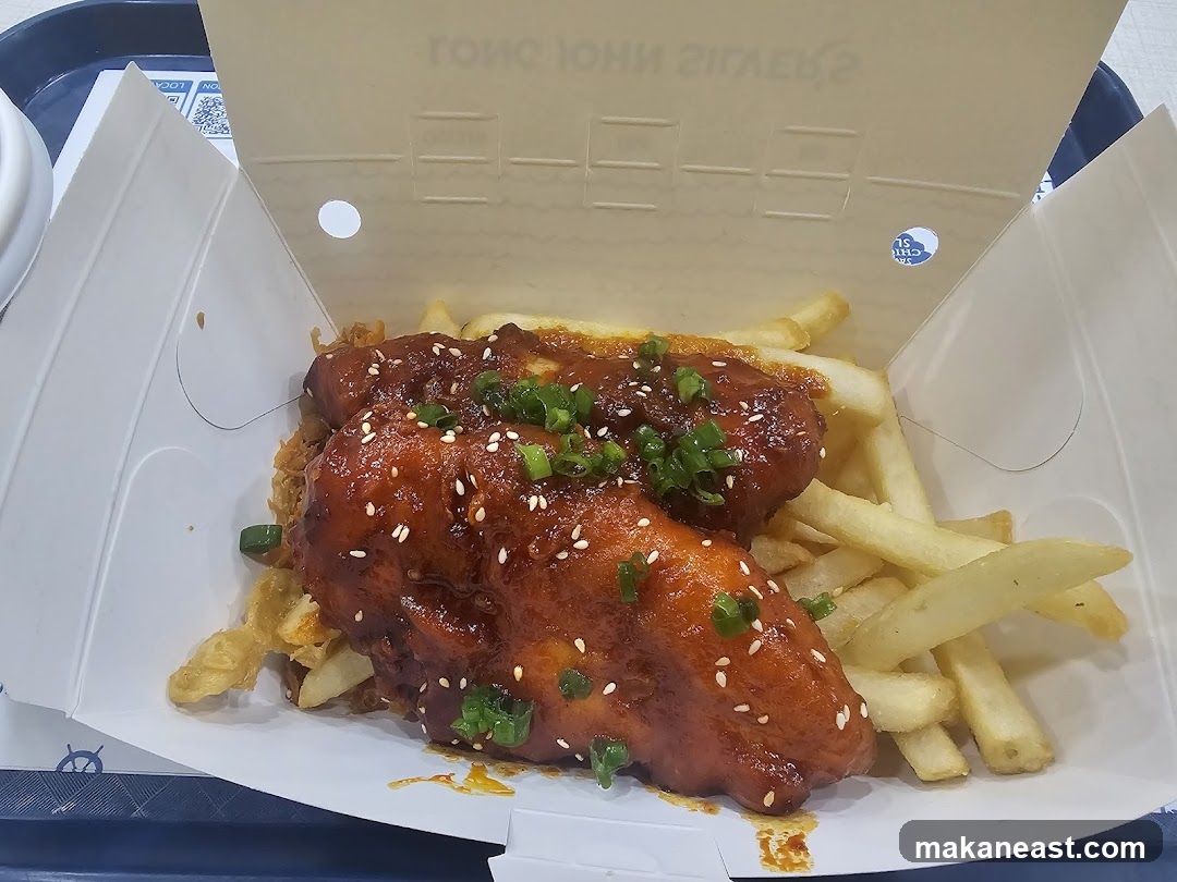 Chicken Wings and Fries