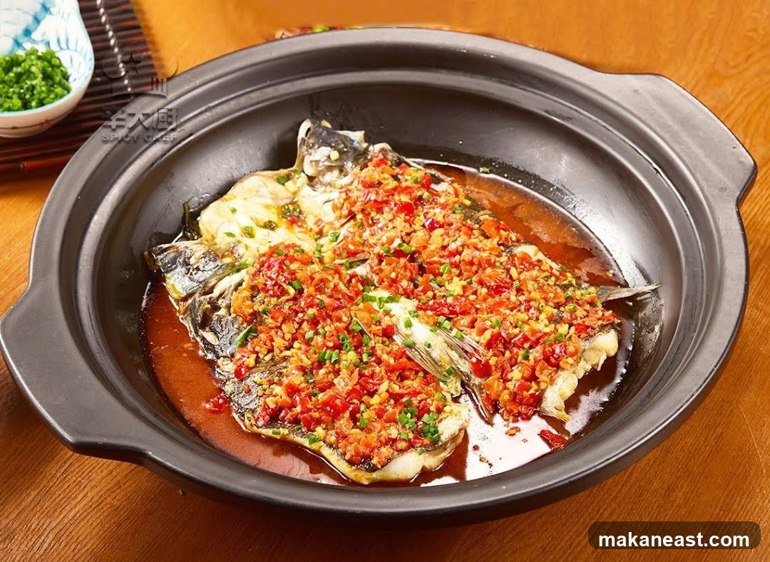 Steamed Fish with Chopped Chili
