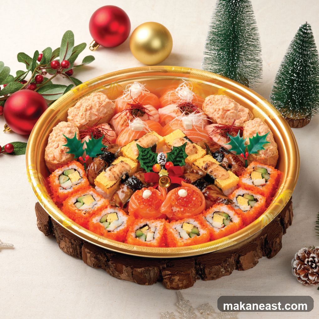 Christmas Sushi Platter