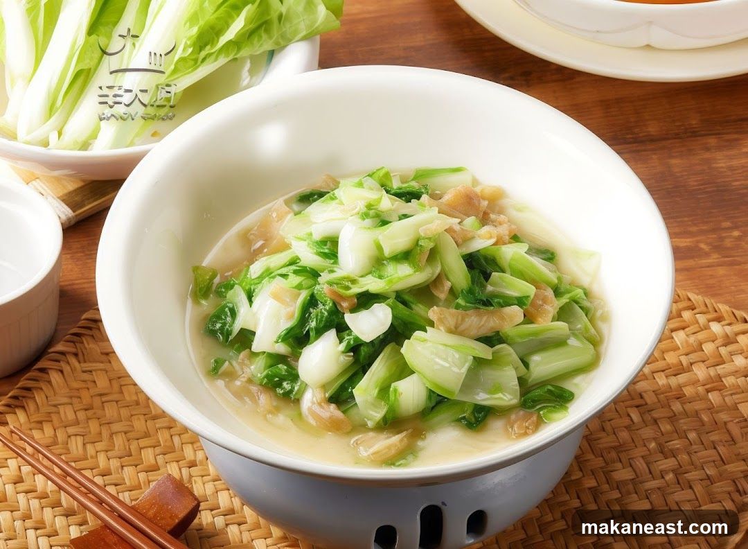 Stir-fried Bok Choy with Dried Fish