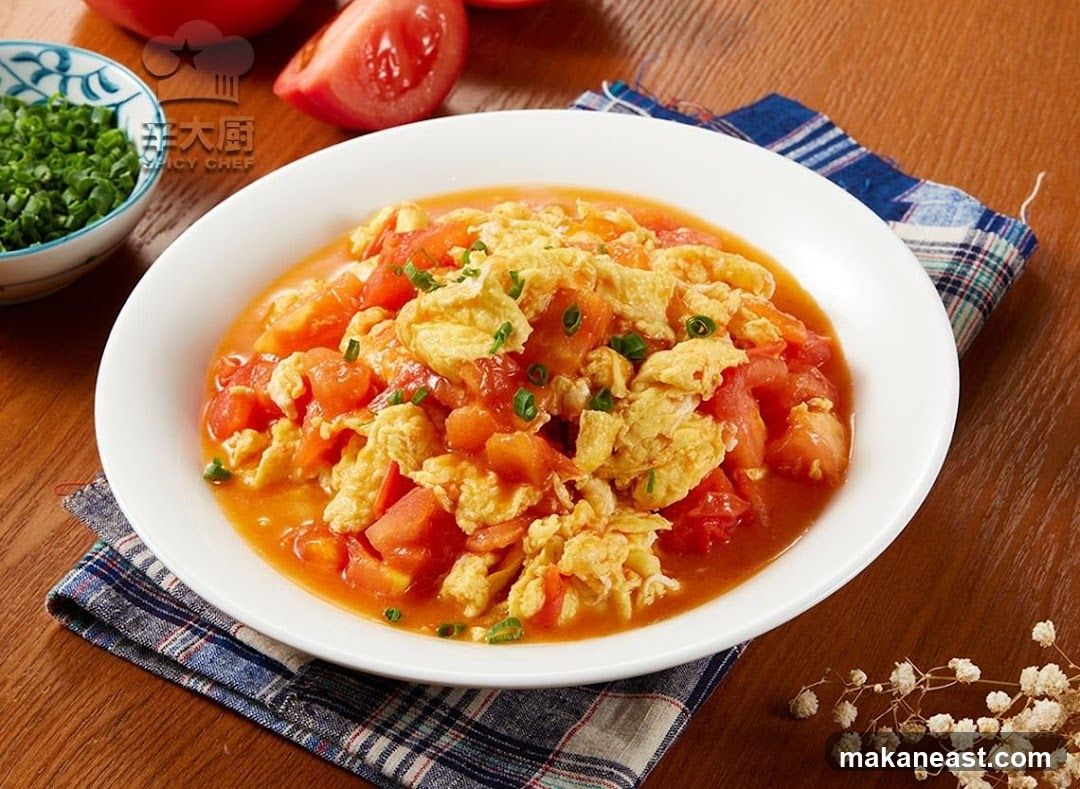 Scrambled Eggs with Tomatoes